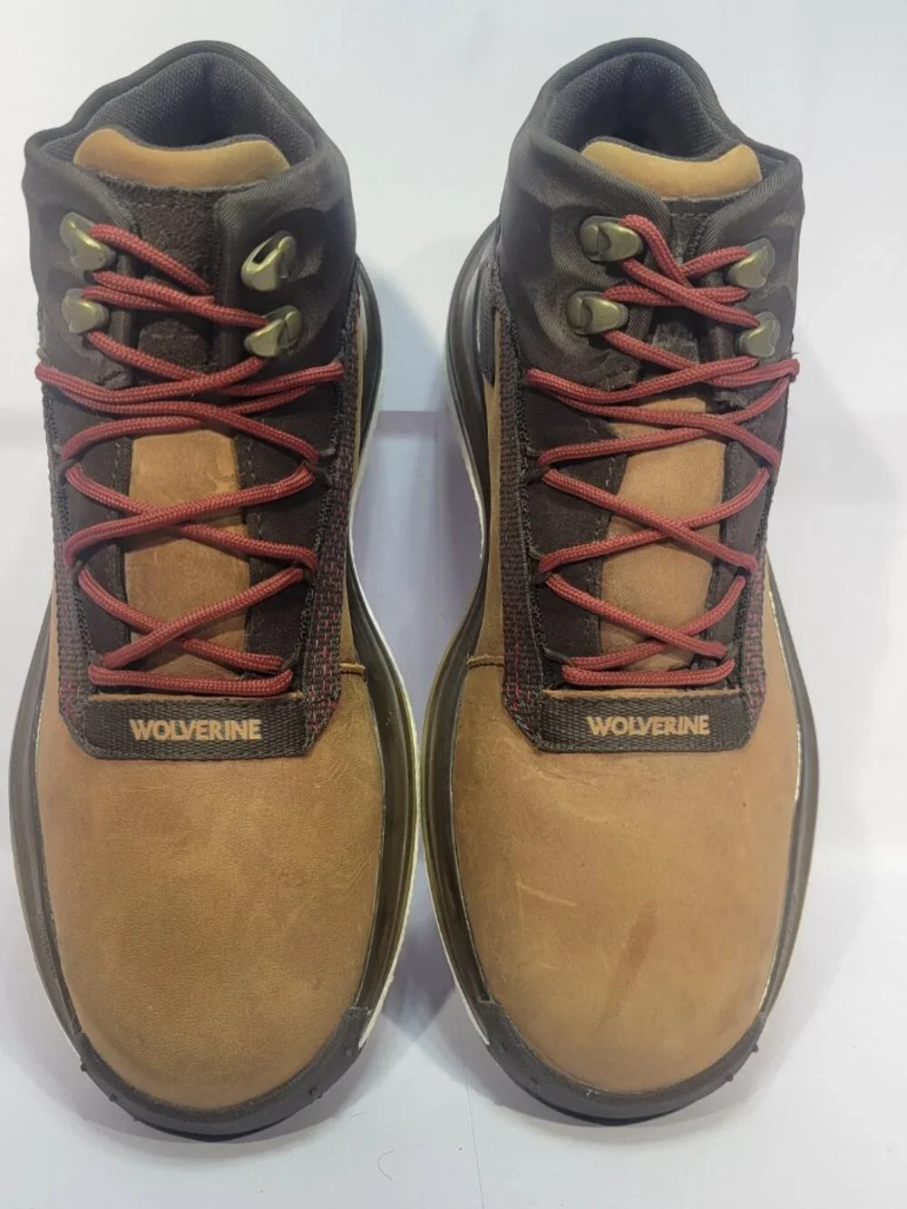 Wolverine Conquer Ultraspring Men's Size 8 Brown Mid Waterproof Hiking Boots